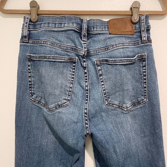 J. Crew 10" Higher-rise Toothpick Jean with Rip and Repair Size 27 - Picture 4 of 5